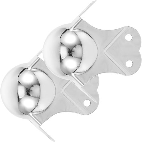 Protections d'angle de balle en alliage argenté (1/5)