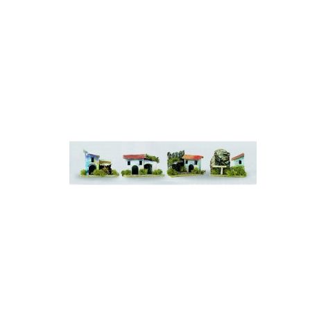 Casetta per presepe 14x7x h8 cm assortito pz 1