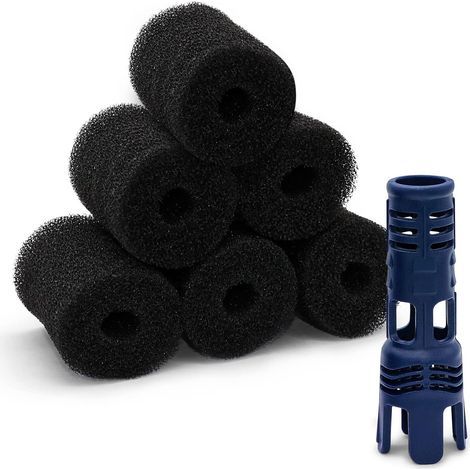 TSP10P et 91003105 Nettoyeur de Robot Piscine côté Pression pour Polaris180 280 360 380 3900 Sport La buse Turbo Anti Projection + 8 Brosses en Mousse Po-laris 280 360 Piece Detachee (1/5)