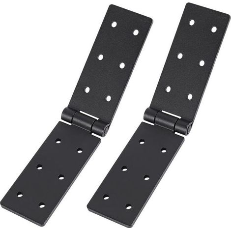 - Loquet de porte à mortaise 15,2 cm loquet coulissant poignée à levier loquet de porte dissimulé avec vis pour portes fenêtres et armoires en bois 2 pièces (1/5)