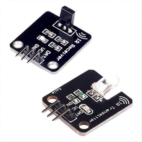 1 juego de módulo emisor infrarrojo digital de 38 kHz, módulo sensor receptor infrarrojo para bloques de construcción electrónicos. (1/5)