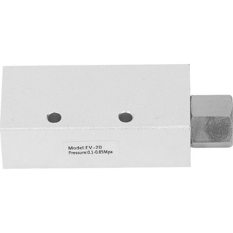 Pneumatischer Abluftausstoß für Vakuumgeneratoren, Aluminiumlegierung, Großvolumenventil EV-20
