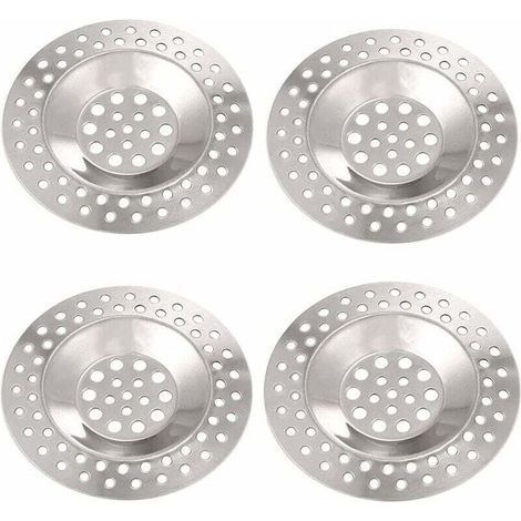 Piece Stainless Steel Sink Strainer, Stainless Steel Sink Strainer, Kitchen Sink Strainer, Sink Plug, Kitchen Bathroom Shower Drain Stopper, Diameter 75mm (1/5)