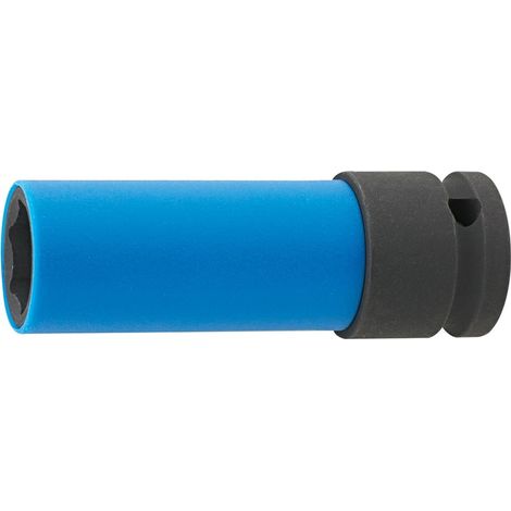 Kraft- Steckschlüsseleinsatz mit Kunststoff-Hülse 1/2" 17 mm Fortis (1/4)