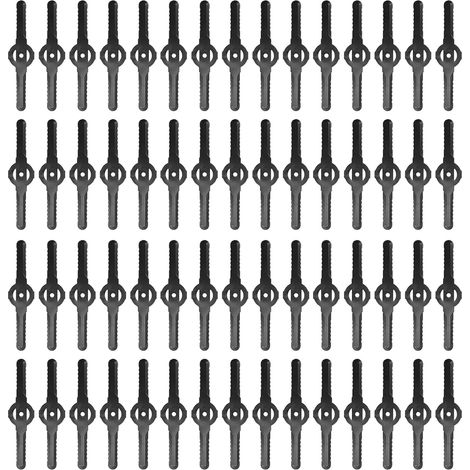 Lame De Debroussailleuse - 14 Cm - Plastique ABS - Pour Tondeuse Sans Fil - Lot De 60