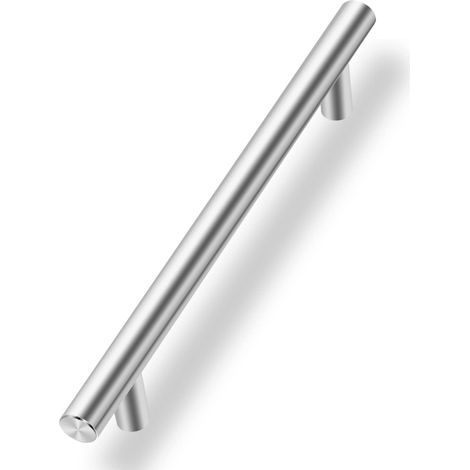 Lot de 10 Poignee de Meuble Cuisine,Poignet de Porte Cuisine en Acier Inoxydable Poignée Tiroir Entraxe 160mm Poignee Porte Cuisine Poignée Porte Cuisine,Surface Brossée (1/5)