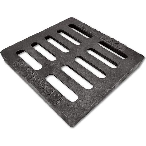 Cast Iron Driveway Channel Drainage Grid 226 x 226mm (1/5)