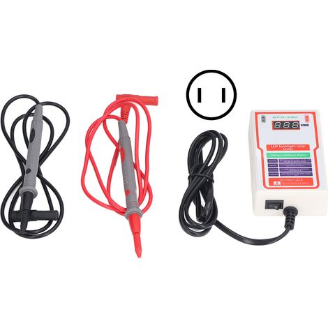 Testeur de rétroéclairage LED 0-300V, testeur professionnel de perles LED avec écran LCD, prise américaine 85-265V (1/5)