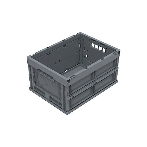 Caja plegable de material reciclado regenerado  sin tapa 