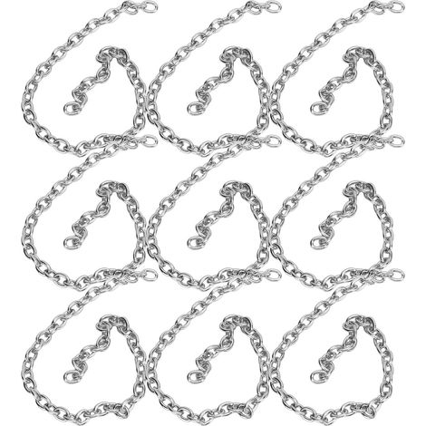 Chaîne enroulée de 10 mètres Ht4/2-001/002, chaîne pour panneau publicitaire, chaîne pour sac, chaîne fine pour bijoux, argent. (1/5)