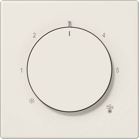 Jung Tapa para termostato, símbolo de temperatura, termoplástico, Serie LS, weiß LS 1749 BF