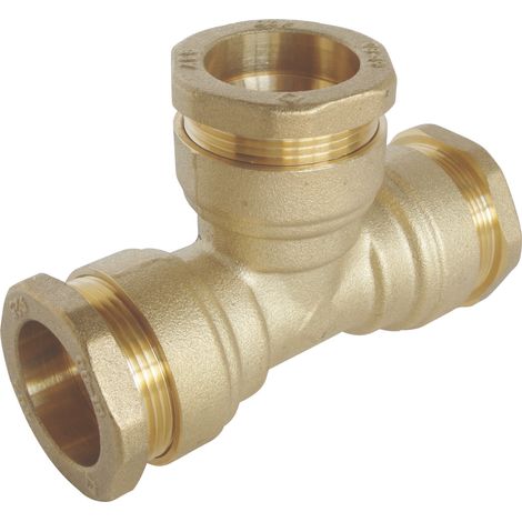 Raccord laiton Té égal SUMO pour tube PE Ø32 mm
