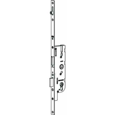FERCO Europa R1 pour porte fermière : 6-33172 - R1 - entraxe 70 mm - carré de 7 mm - réversible - 16 - 1172 - 40 - 350 (1/3)