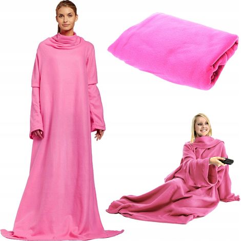 COPERTA CON MANICHE ROSA (50) GABB (1/4)
