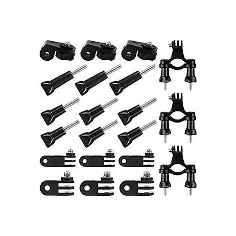 accessoires Gopro 3 Sets Bike Sports Camera Mounting Kit : Accessoires De Haute Qualit, Compatible Avec Gopro 6,7,8,9,10, La Camra Sport Est Idale (1/4)