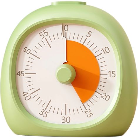 Green Timer è un timer elettronico pensato appositamente per l'apprendimento dei bambini, la gestione del tempo, come promemoria in cucina e come strumento di autodisciplina per i compiti a casa. (1/3)