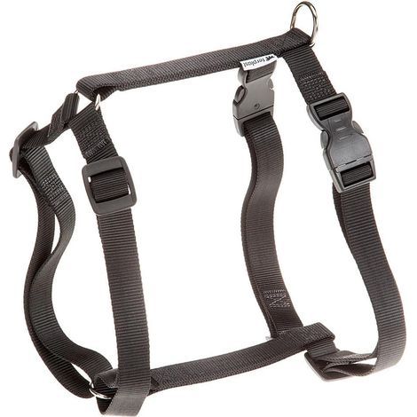Adjustable 3-Point Nylon Dog Harness with Snap Closure, Chest Size 78-120 cm, Large Size for Walking (1/2)
