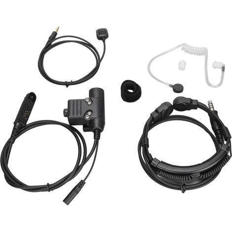 7,1 mm Teleskop-Headset mit integriertem Finger- und PTT-Knopf U94 für Baofeng UV9R, UV9R PLUS, UVXR und BF9700 Funkgeräte (1/5)