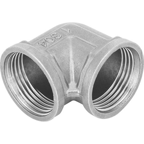 Raccord coudé femelle G1in, adaptateur de tuyauterie, connecteur rapide pour plomberie et gaz combustible (1/5)