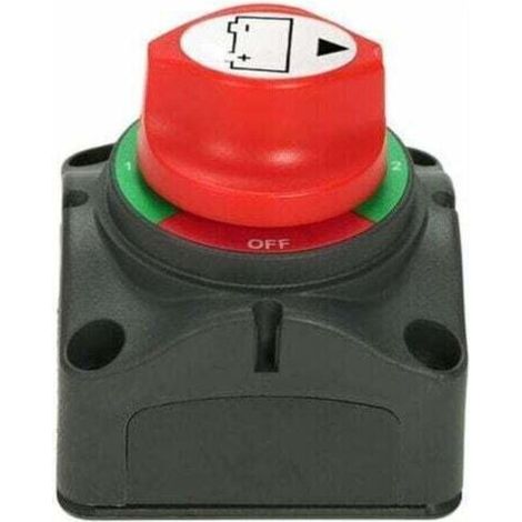 Sélecteur de batterie double 12V/24V interrupteur principal de batterie 300A sélecteur de commutateur à 4 positions pour voiture RV bateau (1/5)