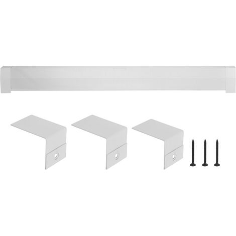 Mophorn Heizungsabdeckung aus Stahl, 1832 x 81 x 193 mm, Standard-Frontabdeckung für elektrische Heizkörper, langlebige Ersatzabdeckung für Schlafzimmer, weiß