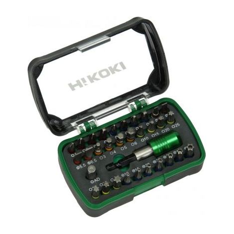 Hikoki 750363 Set Punte Inserti Assortiti 1/4'' 32 Pezzi (1/6)