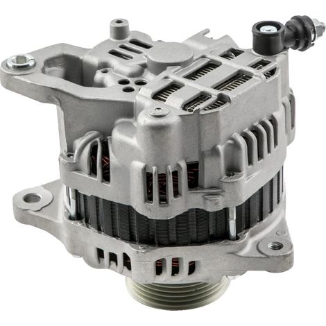 Alternateur, 130A, 12V, Compatibilité avec Nissan Navara D40 YD25DDTi, Dimensions 10,5 x 8 x 6 pouces, Alliage d'aluminium (1/5)