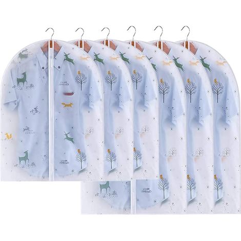 Housses transparentes pour vêtements, housses de costume, housses anti-poussière pour vêtements