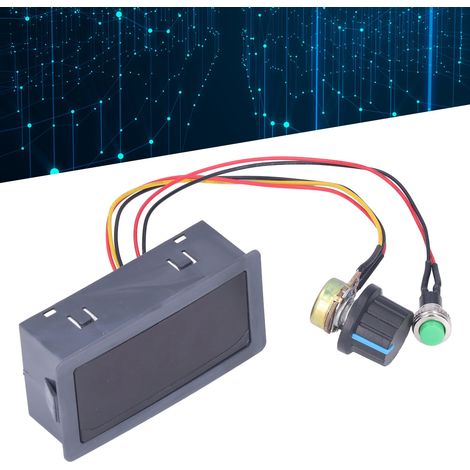 Contrôleur de vitesse numérique CCM5D pour moteur CC PWM 6V/12V/24V à variation continue, avec affichage et boîtier. (1/5)