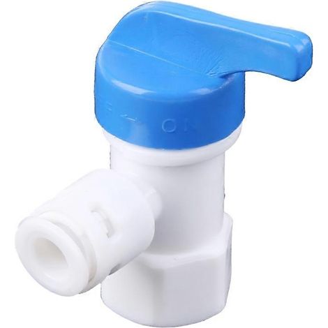 Rotule coudée pour vanne de réservoir 1/4'' pour système de filtration par osmose inverse (RO) en PU (1/5)