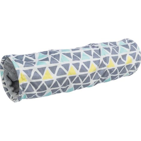 Sonniger weicher Plüschtunnel Durchmesser 19x70cm für Kaninchen und Nager (1/5)