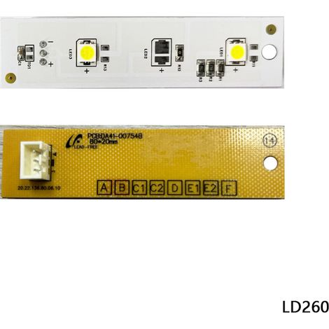 Suitable for Samsung refrigerators BCD-212NNVS refrigeration LED strip lighting, white light, 2 lamps DA41-00754B (1/4)