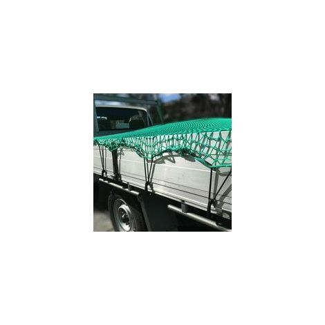 Rete per rimorchio 1,5 x 2,2 m - Rete di fissaggio con tenditore in gomma per una sicurezza ottimale del carico - Rete per rimorchio con corda elastica (1/5)