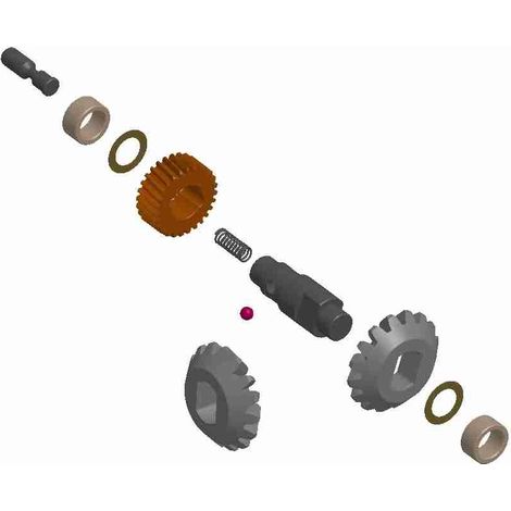 6PWRGR Albero Riduttore Completo Per Pwr 25h-35h Ditec 6pwrgr Entrematic Ricambio Nuovo