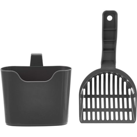 Pelle à litière chat avec support de fixation, Sans parfum, 1 Unité (Lot de 1) (1/5)