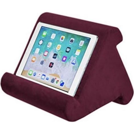 Support Pour Tablette - Coton PP - Portable - Pour Lit Canapé Fauteuil - Rouge - 275 x 205 x 210 mm (1/4)