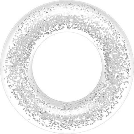 Bouée gonflable, bouée transparente, anneau de natation pailleté, jouets de piscine pour l'été, jouet de plage, jouet pour fête aquatique (1/5)