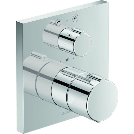 Duravit C.1 Wannenthermostat Unterputz, eckige Rosette, mit Ab- (1/5)