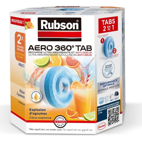 Recharges déshumidificateur, Parfum Agrumes, 2x 450g (1/5)
