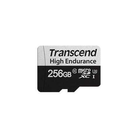 Tarjeta microSD 256GB Trascend SDXC USD350V con adaptador (1/2)