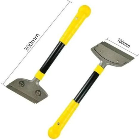 Grattoir industriel avec 10 lames, grattoir pour papier peint, pour colle, carrelage de fenêtre, voiture, miroir, nettoyage, rouge