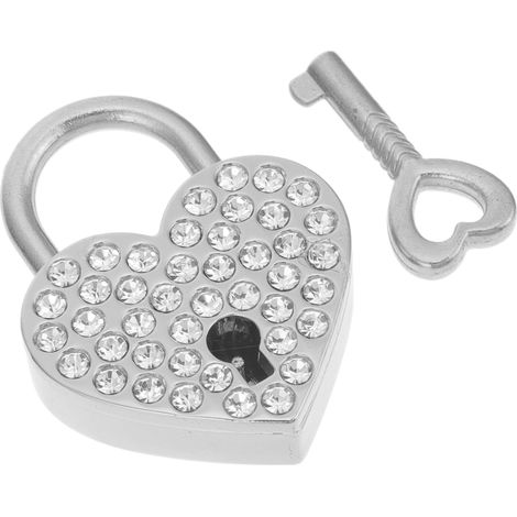 cadenas en forme de c ur argent cadenas d amour pour couples (1/5)