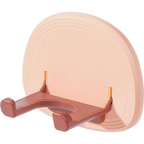 Support mural pour sèche-cheveux, étagère de rangement compacte perforée pour salle de bain, dimensions 17 x 15 x 10,5 cm (1/5)