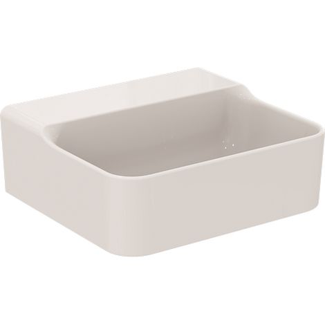 IS Handwaschbecken Conca, o.Hl., o.Ül., 400x350x145mm, geschliffen, Weiß m.IP (1/5)