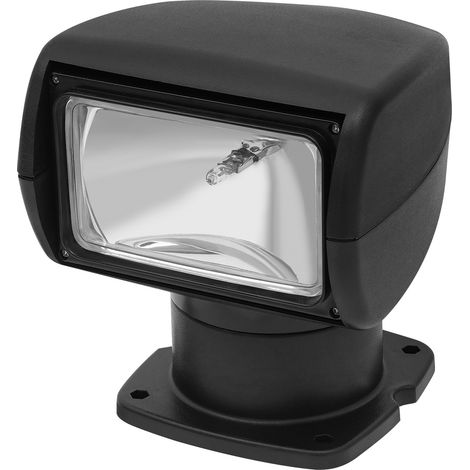 Projecteur marin avec télécommande, projecteur pour yacht de 3 000 lumens, projecteur marin 12 V 100 W, noir (1/5)