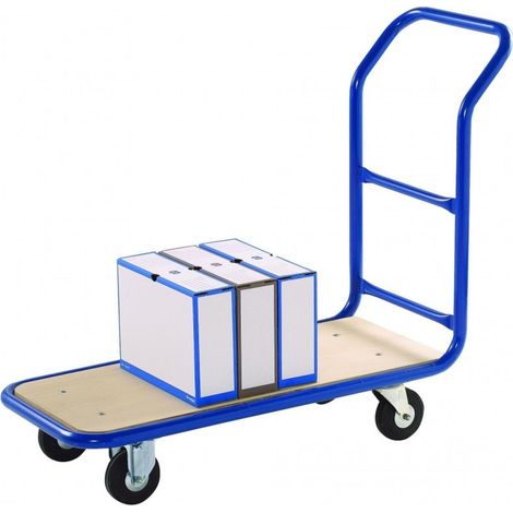 PROVOST - Chariot de manutention manuel Provost 250 kg - Structure acier et plateau bois