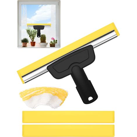 Steam Cleaner Window Nozzle with Microfibre Cloth Kit, Window Accessory for SC1, SC2, SC3, SC4, SC5 EasyFix Deluxe Glass Cleaner, Cleaning Glass, (1/5)