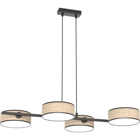 Lampada a sospensione DRUMZ marrone/nera 4xE14 Emibig (1/5)