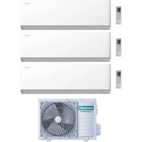 Hisense Climatizzatore UNI HB Trial Split 9+9+18 con 3AMW72U4RJC Inverter Wi-Fi R-32 Classe A++