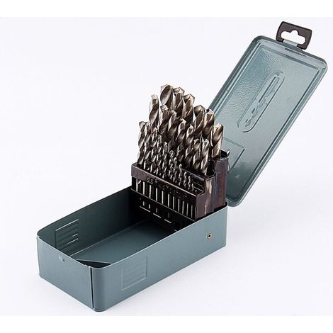 25-teiliges HSS-Metallbohrer-Set – 1–13 mm – Für Metall, Beton und Mauerwerk – Komplettes Master-Set – Höchste Qualität (1/4)
